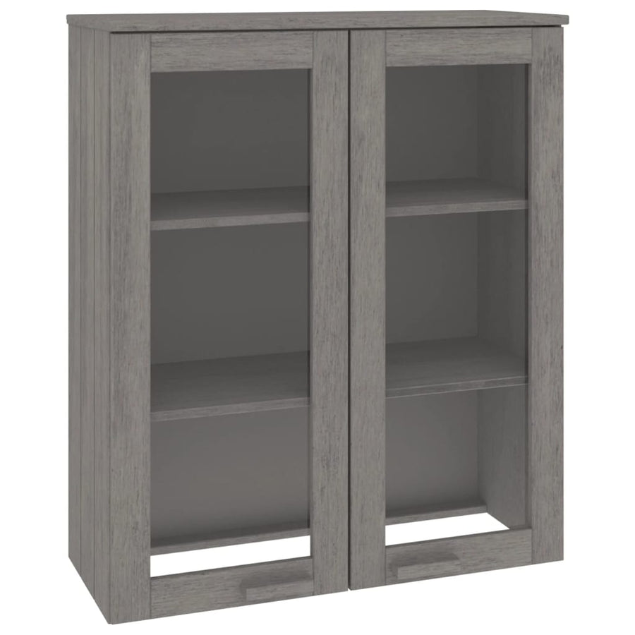 Opzetkast Hamar 85X35X00 Cm Massief Grenenhout Lichtgrijs