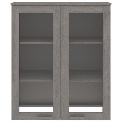 Opzetkast Hamar 85X35X00 Cm Massief Grenenhout Lichtgrijs