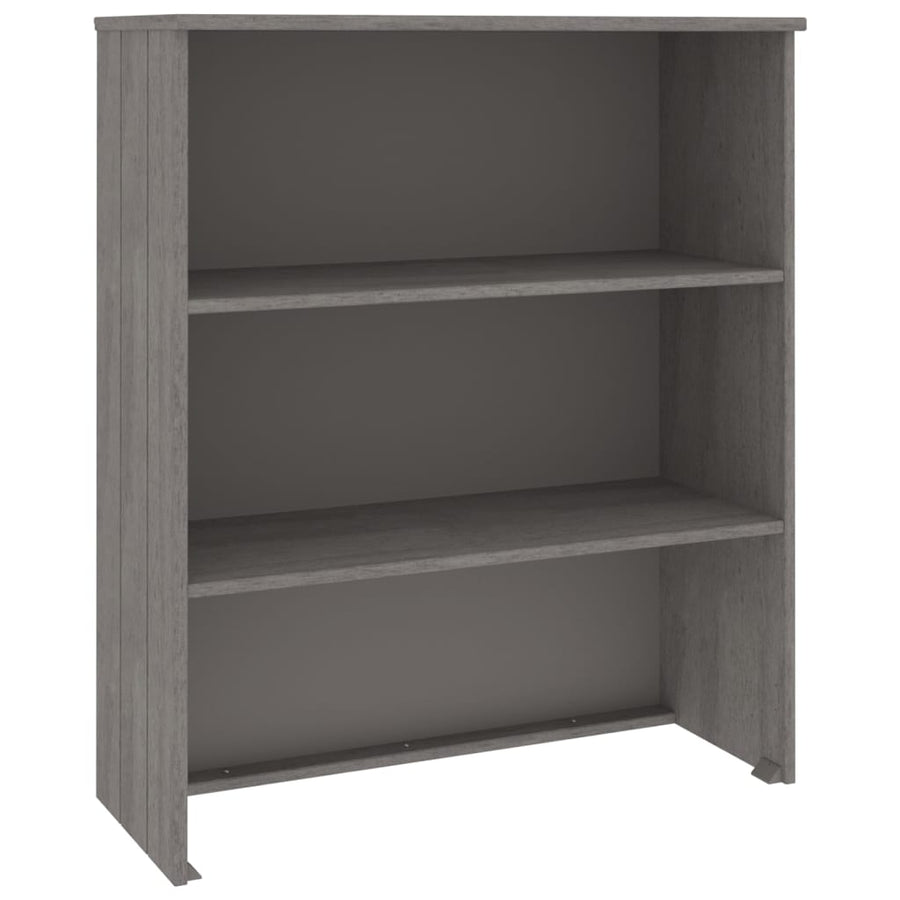 Opzetkast Hamar 85X35X00 Cm Massief Grenenhout Lichtgrijs