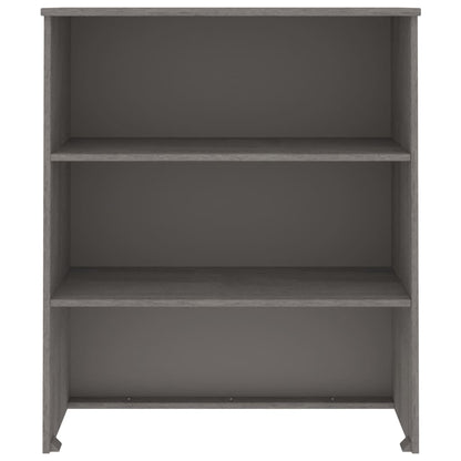 Opzetkast Hamar 85X35X00 Cm Massief Grenenhout Lichtgrijs