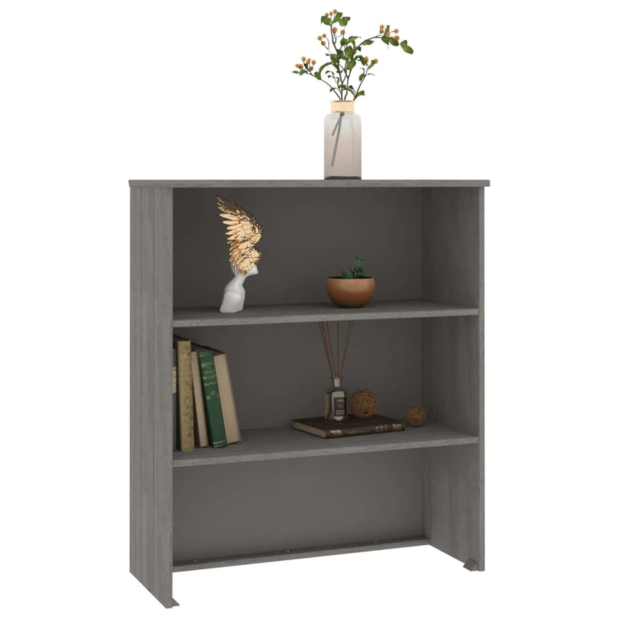 Opzetkast Hamar 85X35X00 Cm Massief Grenenhout Lichtgrijs
