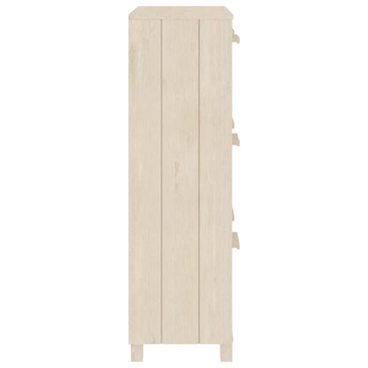 Schoenenkast Hamar 59,5X35X7 Cm Grenenhout Honingbruin