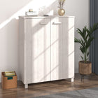 Shoe cabinet HAMAR 85x40x108 cm solid pine white