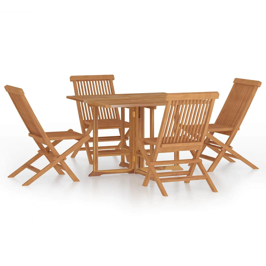 Tuinset Inklapbaar Massief Teakhout 5