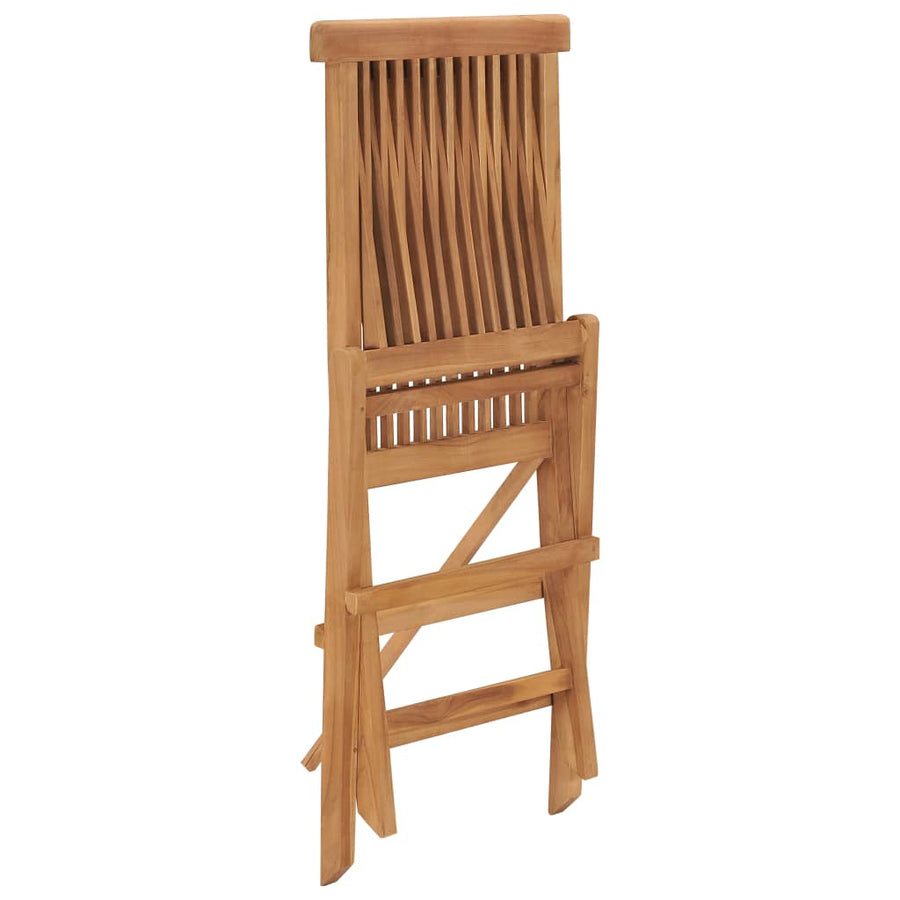 Tuinstoelen 8 St Inklapbaar Massief Teakhout