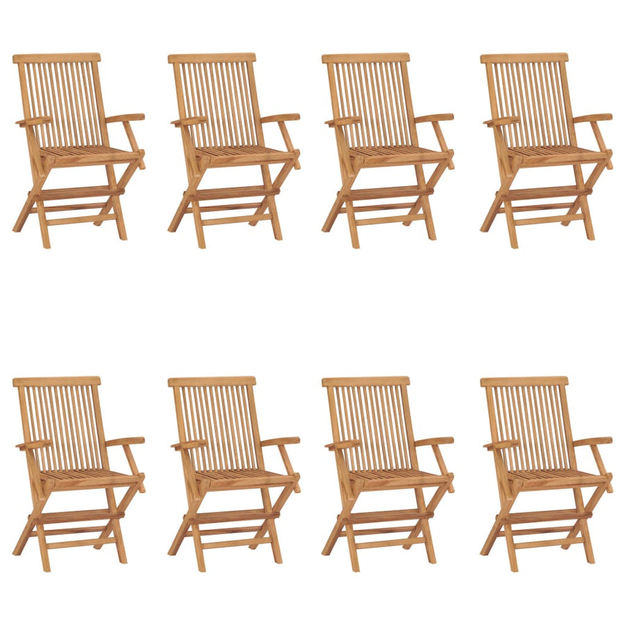 Tuinstoelen Inklapbaar Massief Teakhout 8