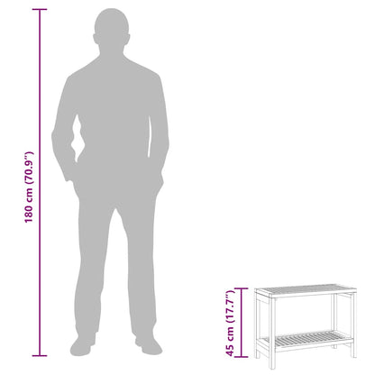 Badkamertafel 60X30X45 Cm Massief Teakhout