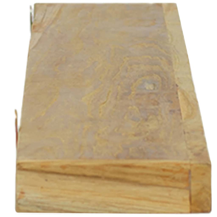 Wandschappen 2 St 110X15X4 Cm Massief Teakhout