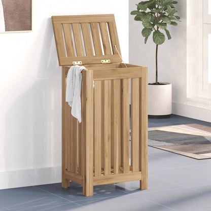 Wasmand 35x25x60 cm massief teakhout