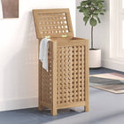 Laundry basket 35x25x60 cm solid teak
