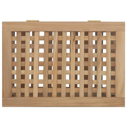 Wasmand 50x35x60 cm massief teakhout