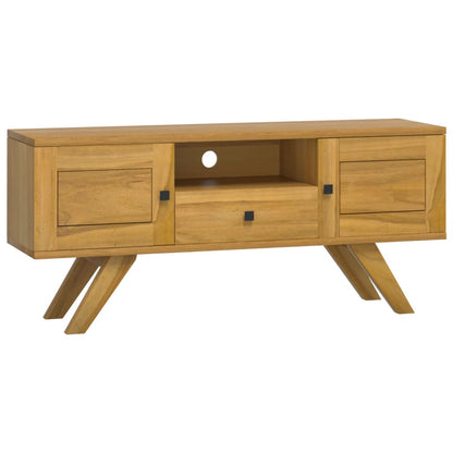 Tv-Meubel 110X30X50 Cm Massief Teakhout