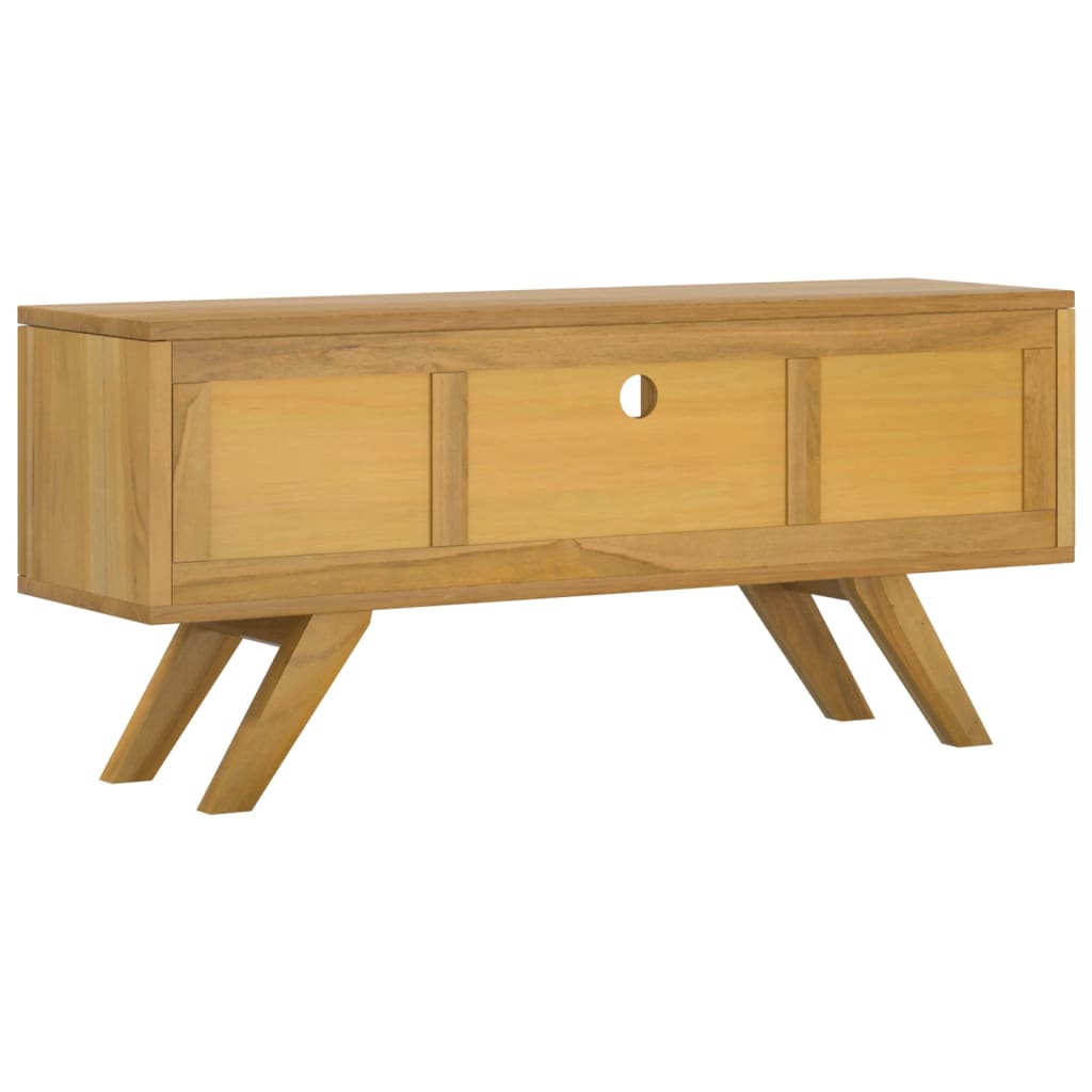 Tv-Meubel 110X30X50 Cm Massief Teakhout