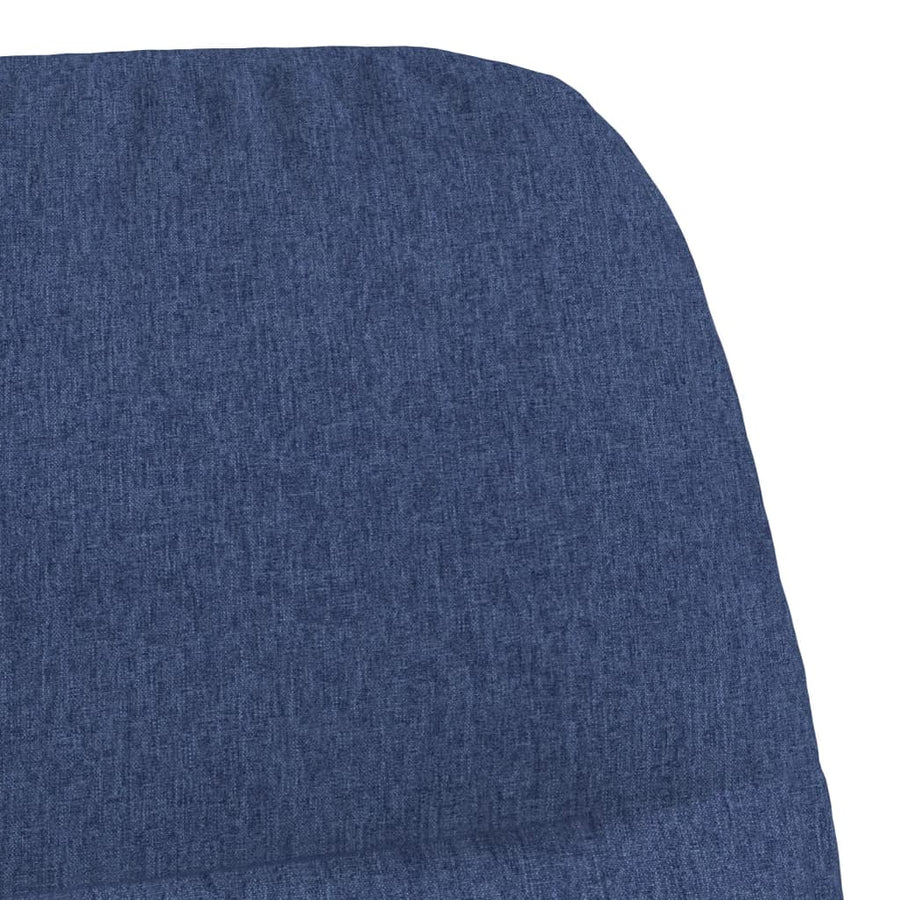 Relaxstoel Stof Blauw 1 Zonder voetensteun