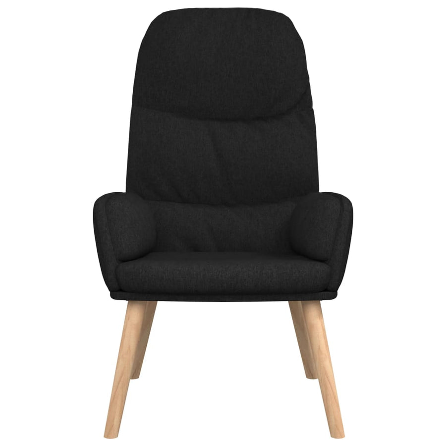 Relaxstoel Stof Zwart