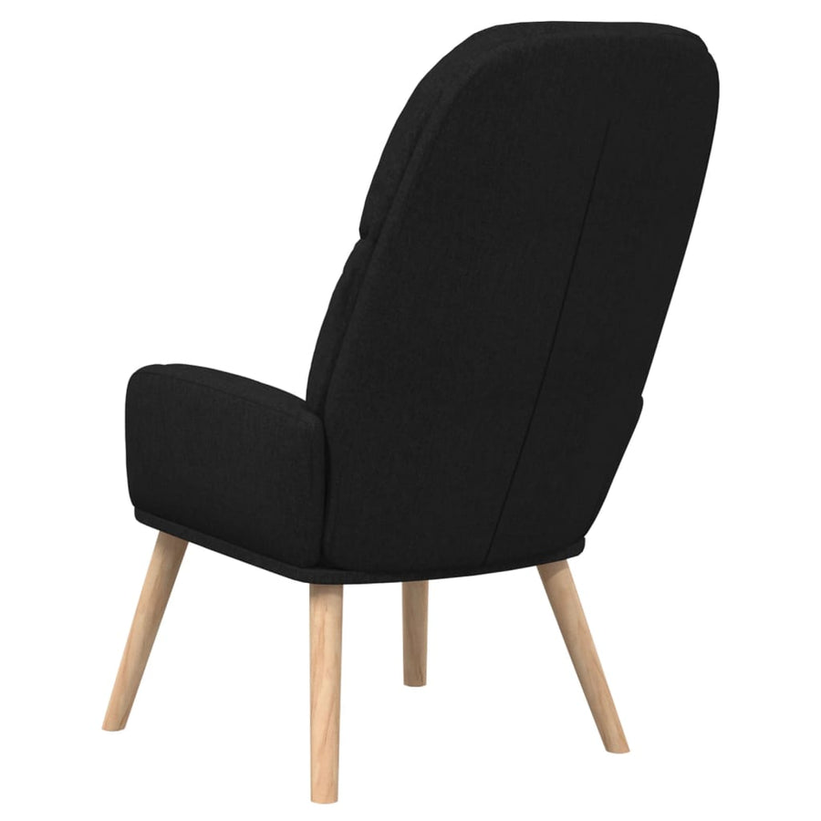 Relaxstoel Stof Zwart
