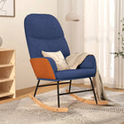 Rocking chair fabric blue