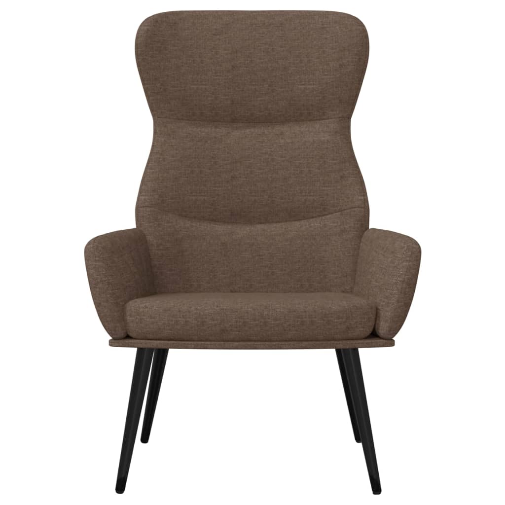 Relaxstoel stof taupe