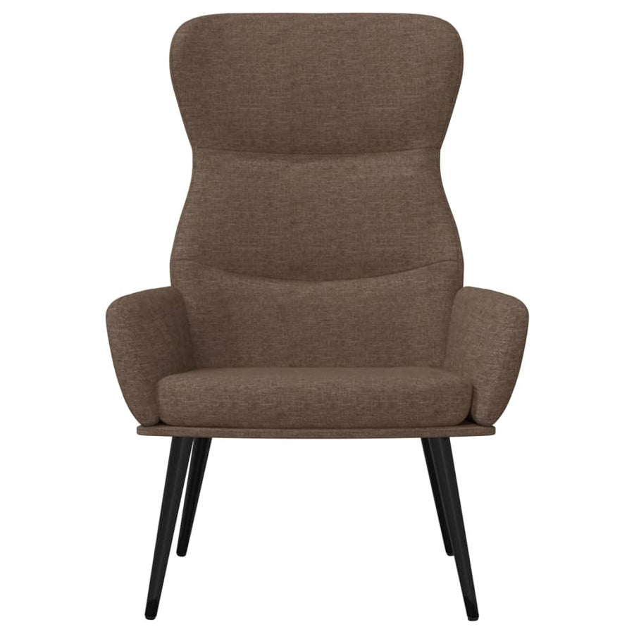 Relaxstoel stof taupe