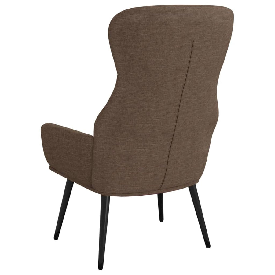 Relaxstoel stof taupe