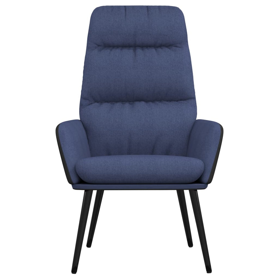 Relaxstoel stof blauw