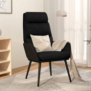 Relaxstoel 70x77x98 cm stof zwart