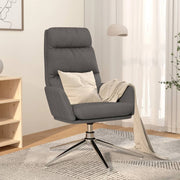 Relaxstoel stof 70x77x98 cm lichtgrijs