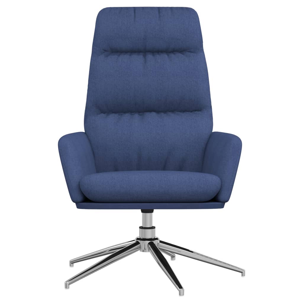 Relaxstoel stof blauw