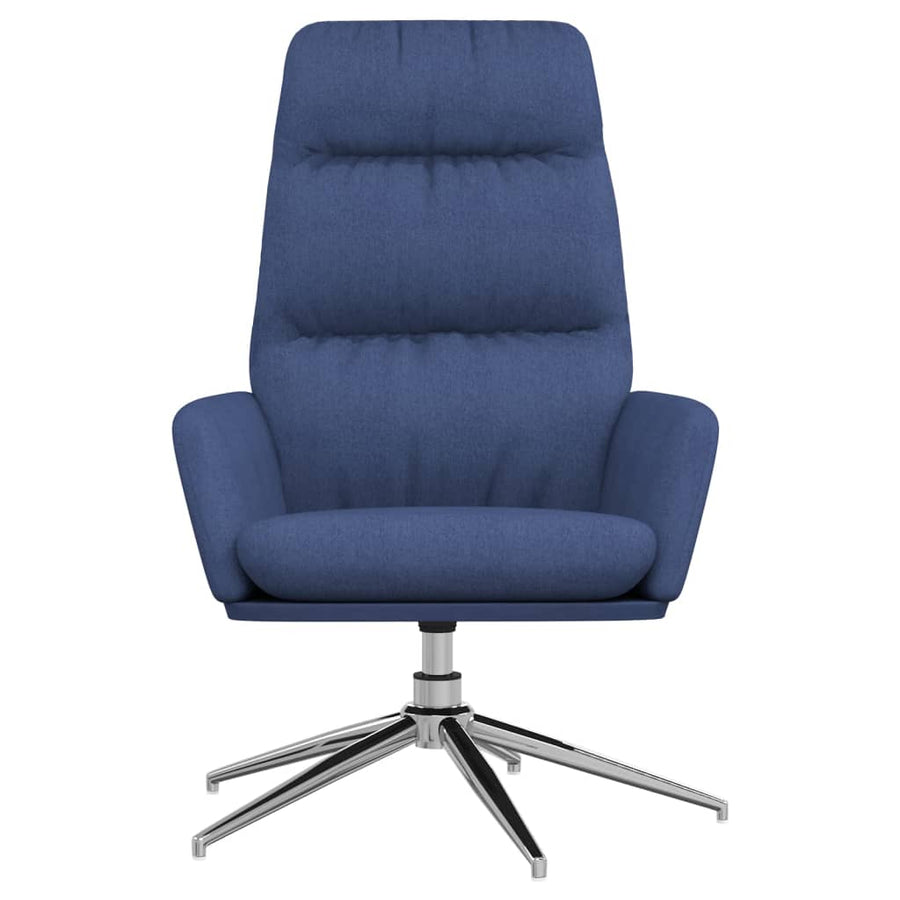 Relaxstoel stof blauw