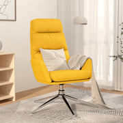 Relaxstoel 70x77x98 cm stof mosterdgeel