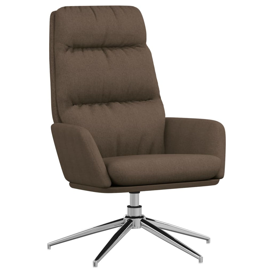 Relaxstoel stof taupe