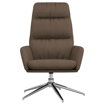 Relaxstoel stof taupe
