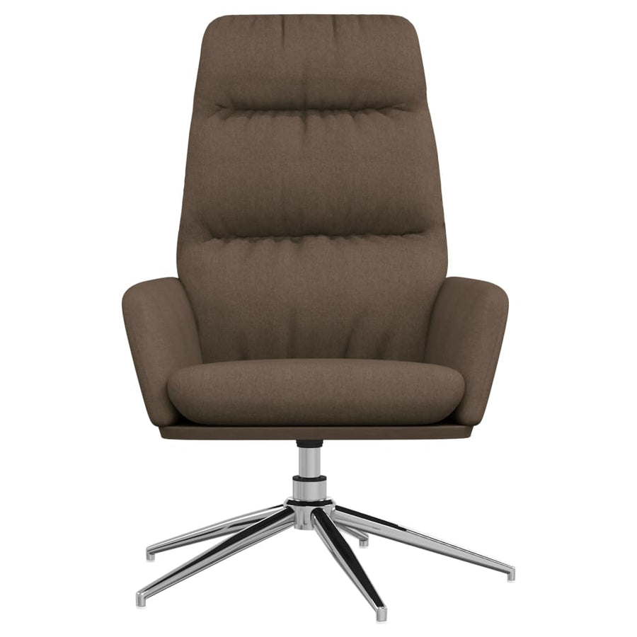 Relaxstoel stof taupe
