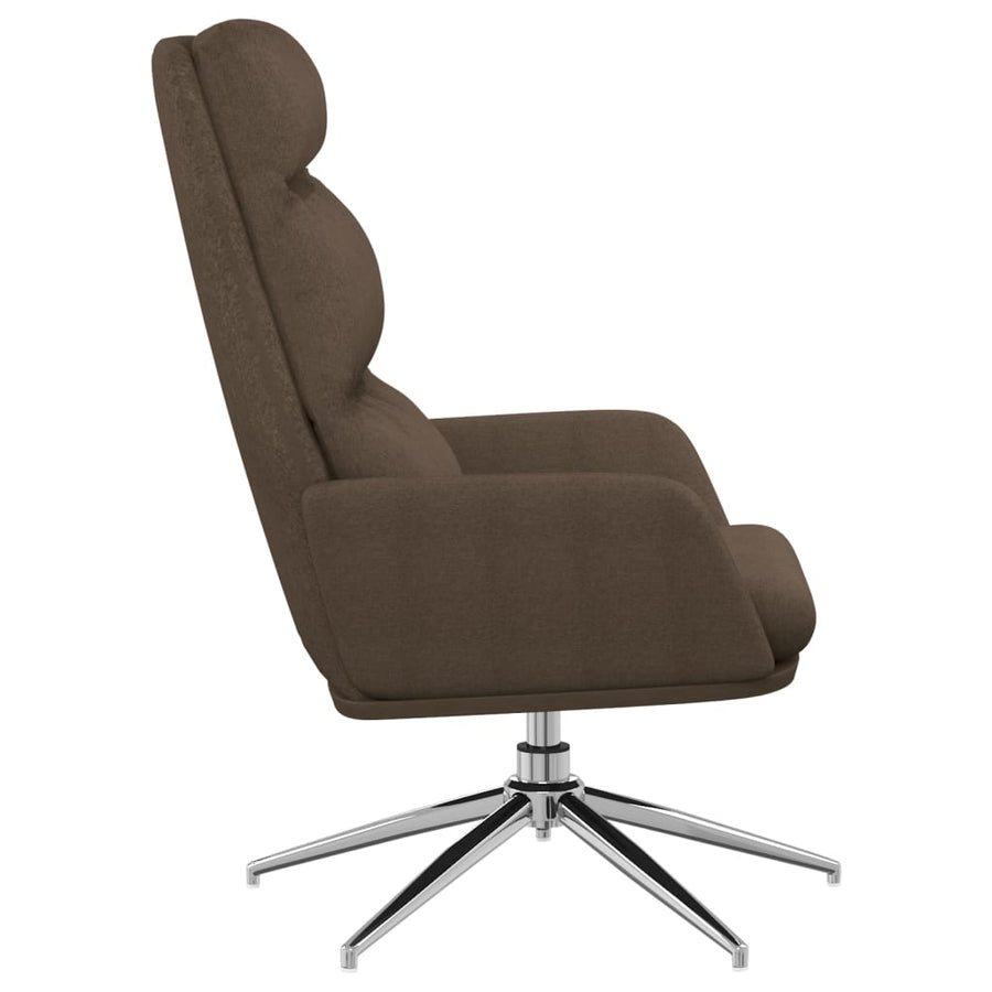Relaxstoel stof taupe