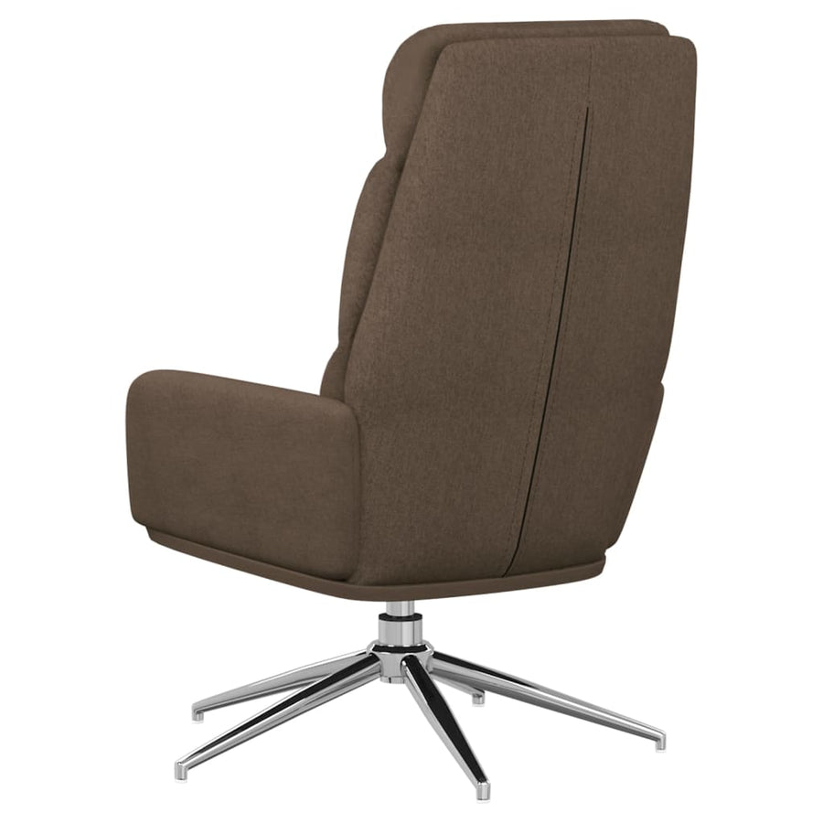 Relaxstoel stof taupe