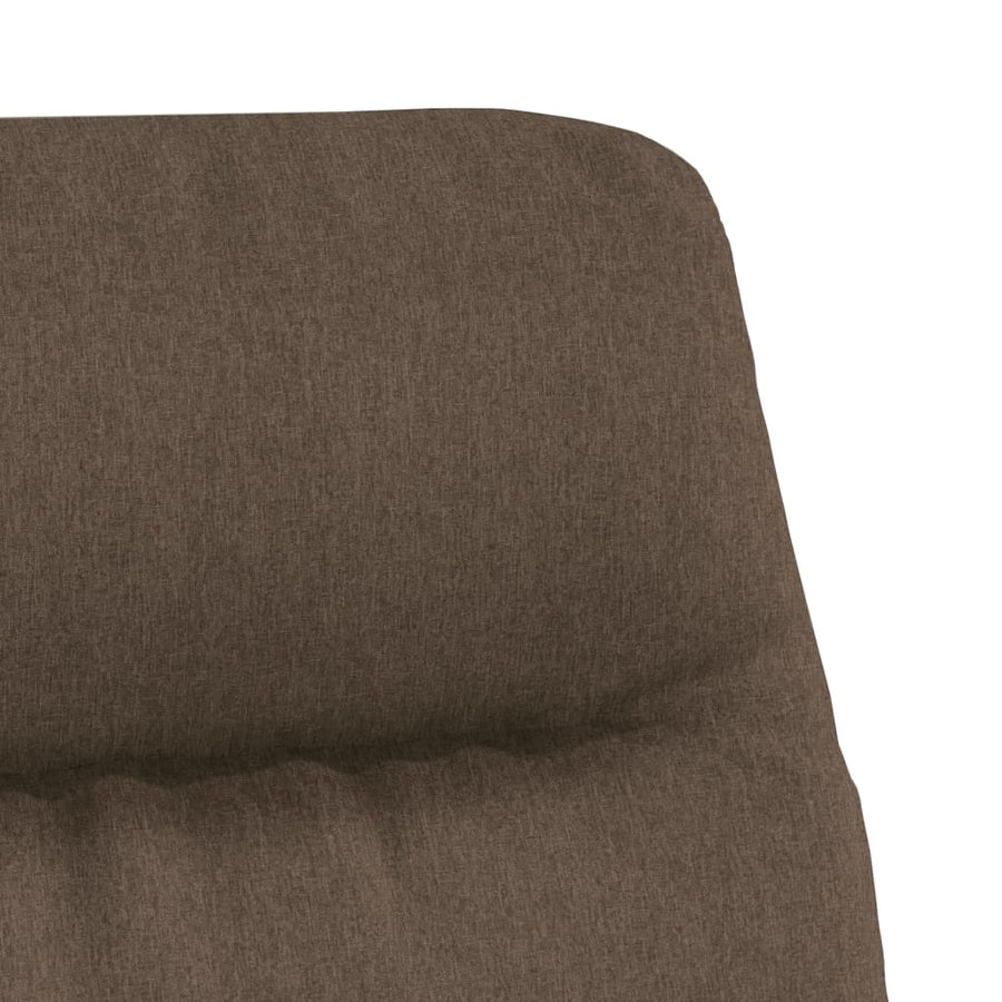 Relaxstoel stof taupe