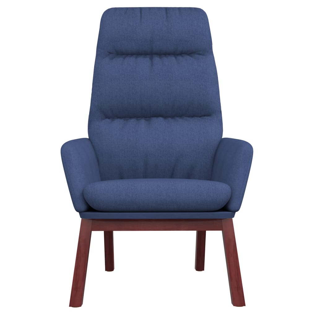 Relaxstoel stof blauw