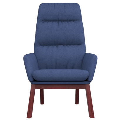 Relaxstoel stof blauw