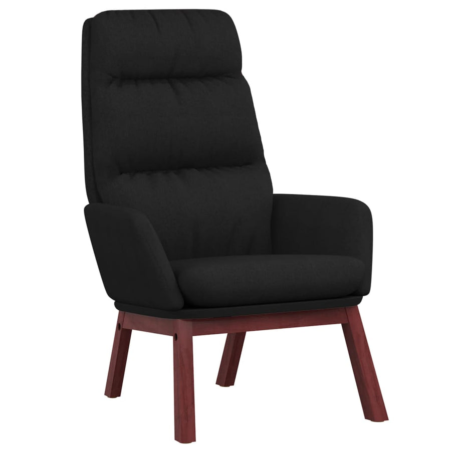 Relaxstoel Stof Zwart