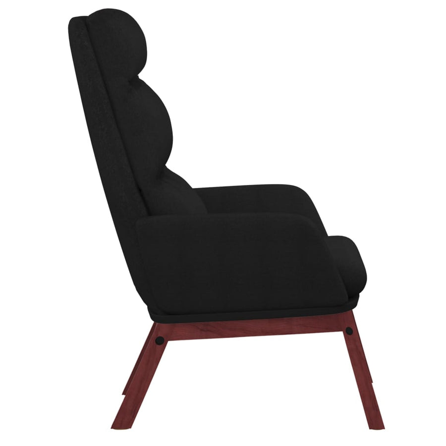 Relaxstoel Stof Zwart