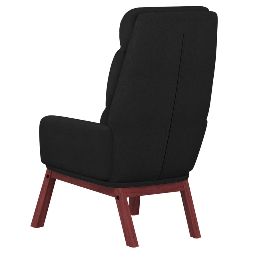 Relaxstoel Stof Zwart