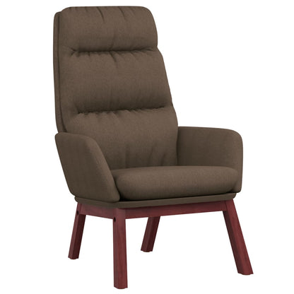 Relaxstoel stof taupe