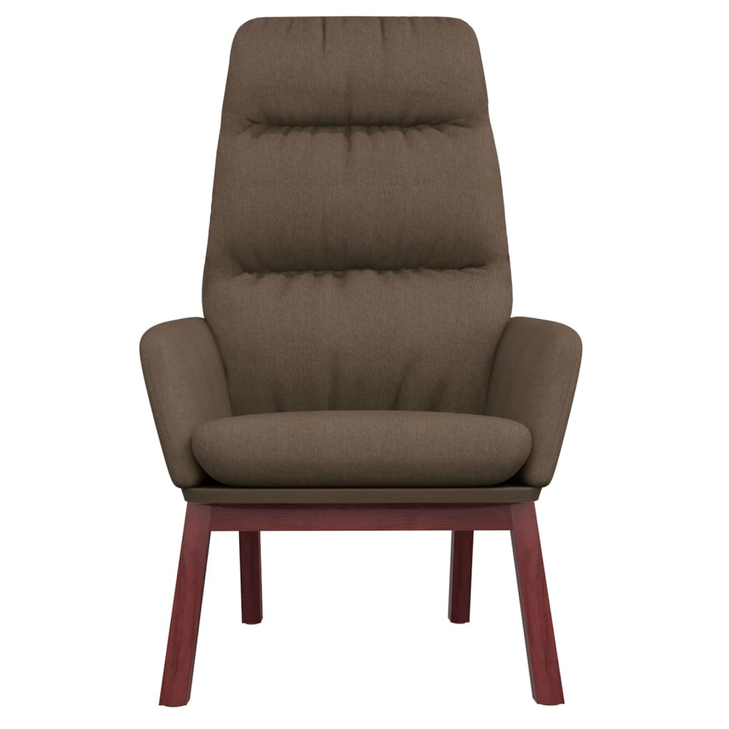 Relaxstoel stof taupe