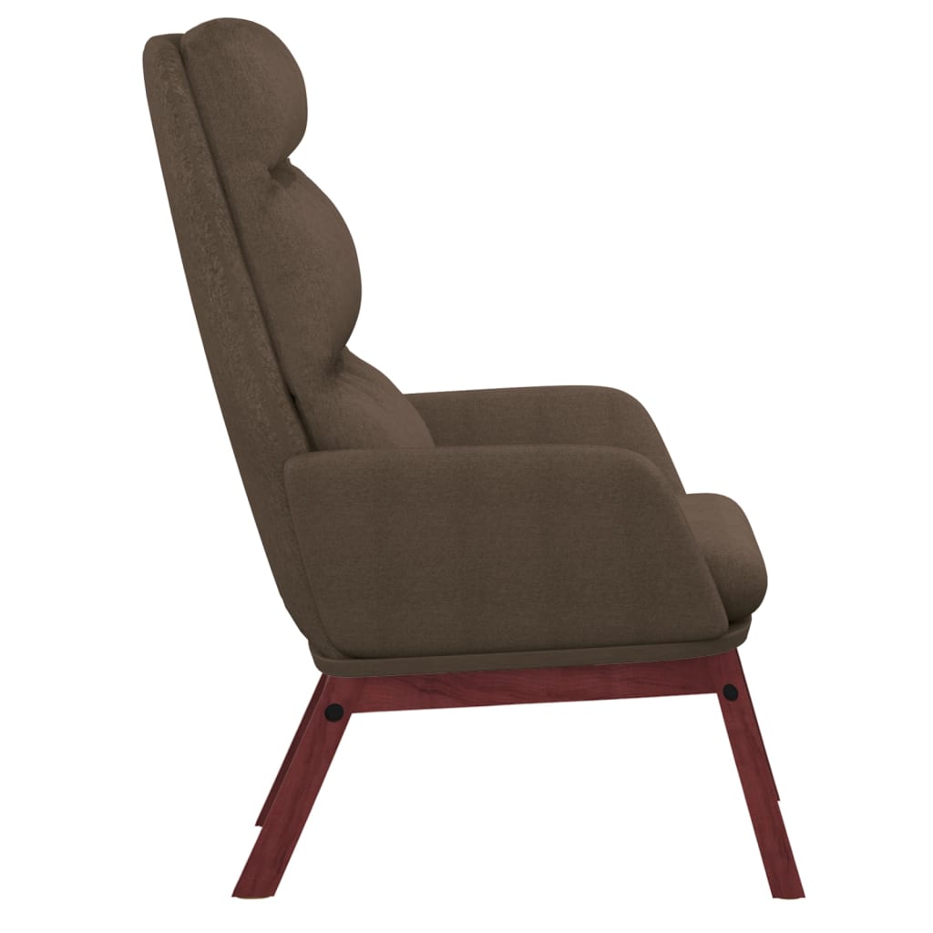 Relaxstoel stof taupe