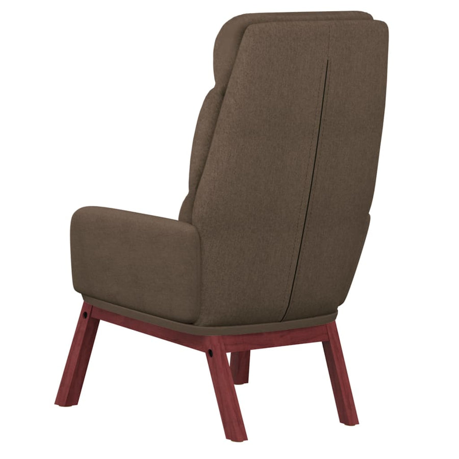 Relaxstoel stof taupe