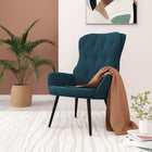 Relaxstoel Fluweel Blauw