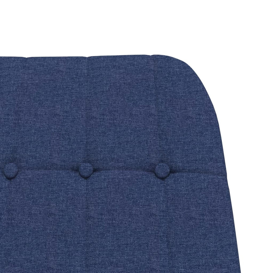 Schommelstoel Stof Blauw
