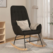 Rocking chair fabric black