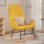 Rocking chair fabric mustard yellow