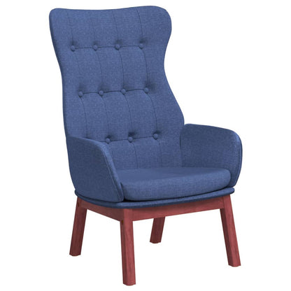 Relaxstoel stof blauw